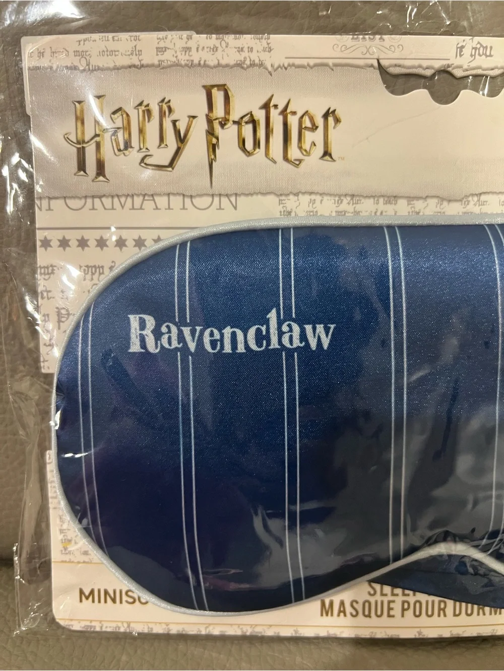 Warner Bros. Ravenclaw Harry Potter  Blue Sleep Mask